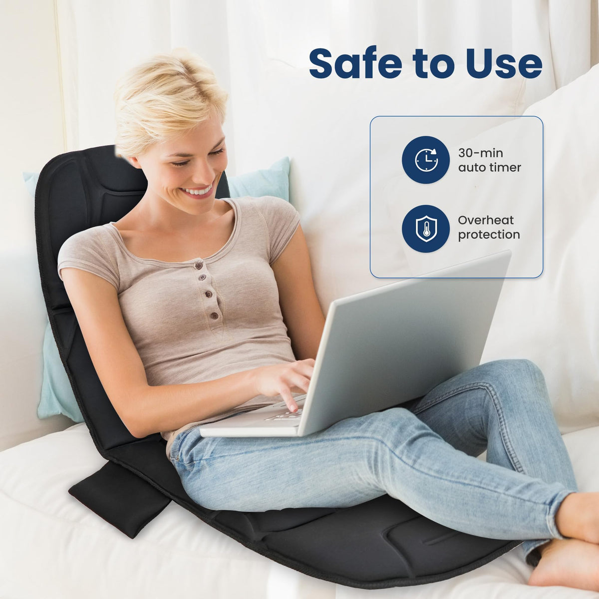 Full Body Massage Mat with Heat U854