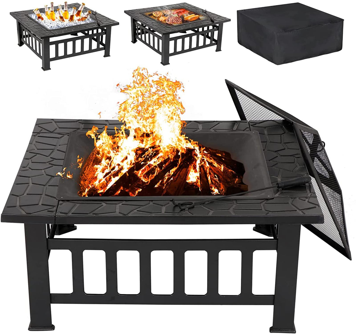 32 inch Wood Burning Outdoor Fire Pit V289