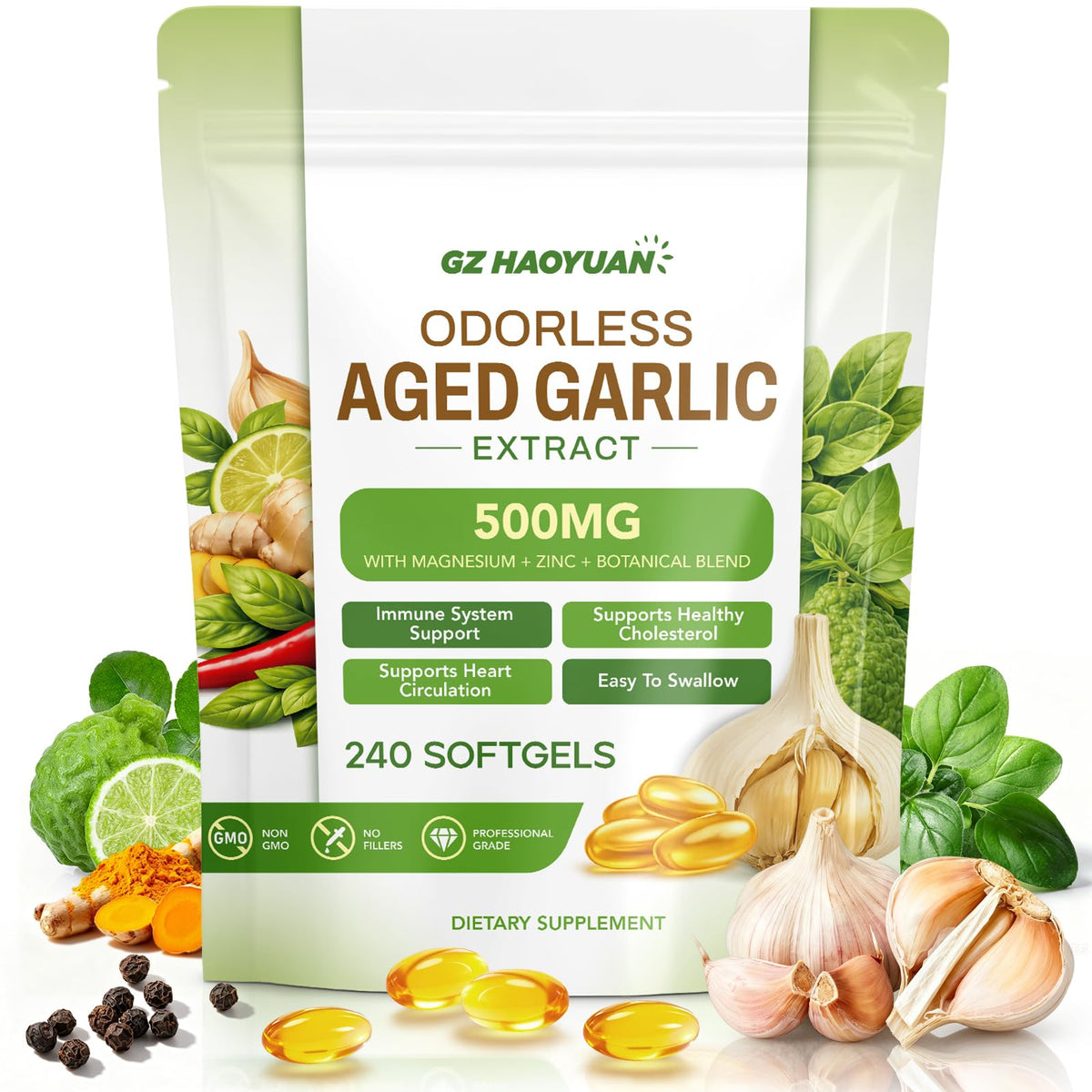 Odorless Garlic Capsules S6364
