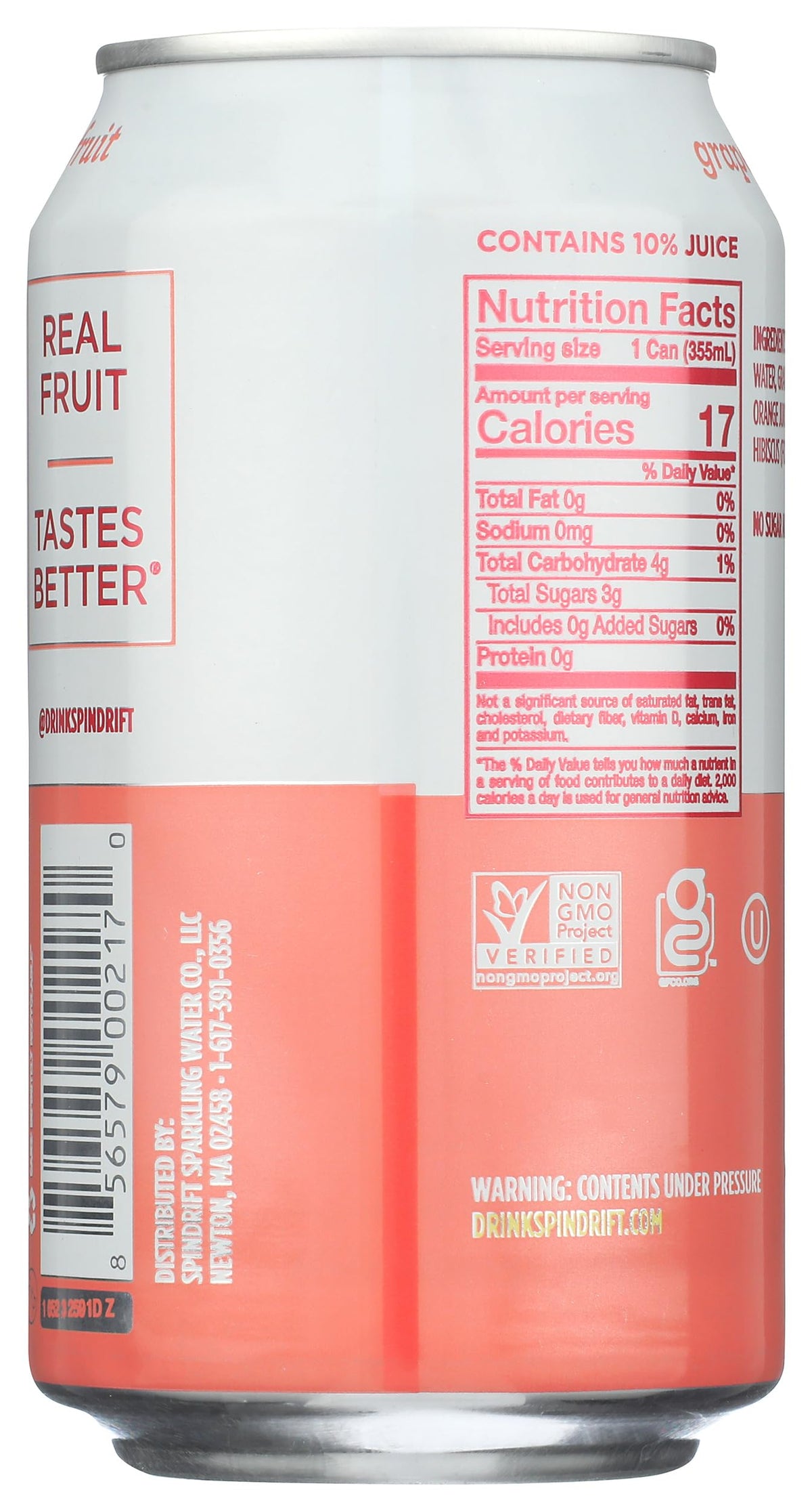 Grapefruit Sparkling Water 12 Fl Oz E47660