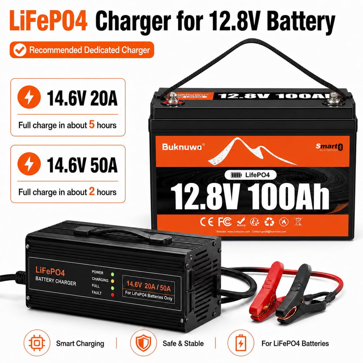 12V 100Ah LiFePO4 Lithium Battery with Bluetooth P685