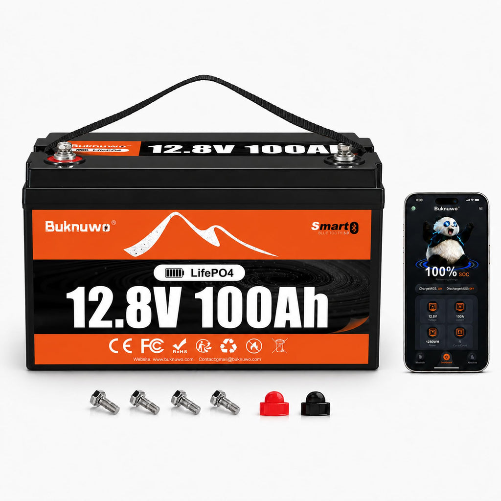 12V 100Ah LiFePO4 Lithium Battery with Bluetooth P685