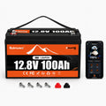 12V 100Ah LiFePO4 Lithium Battery with Bluetooth P685
