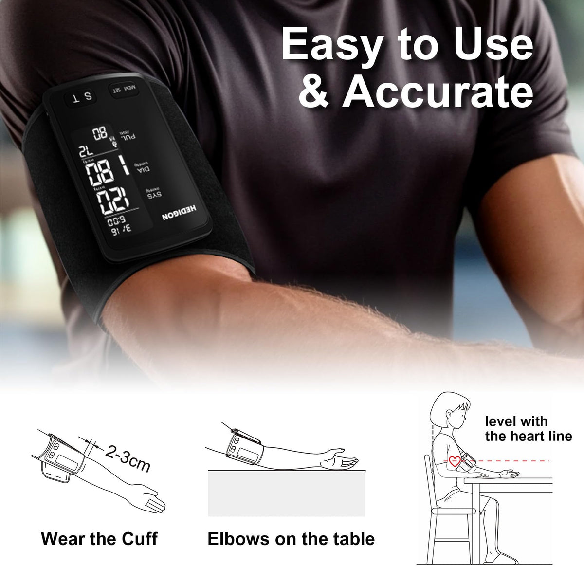 Rechargeable Blood Pressure Monitor K642