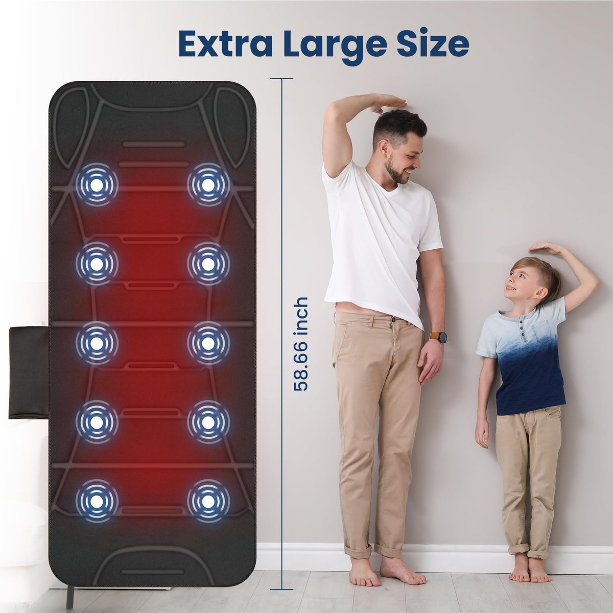 Full Body Massage Mat with Heat U854