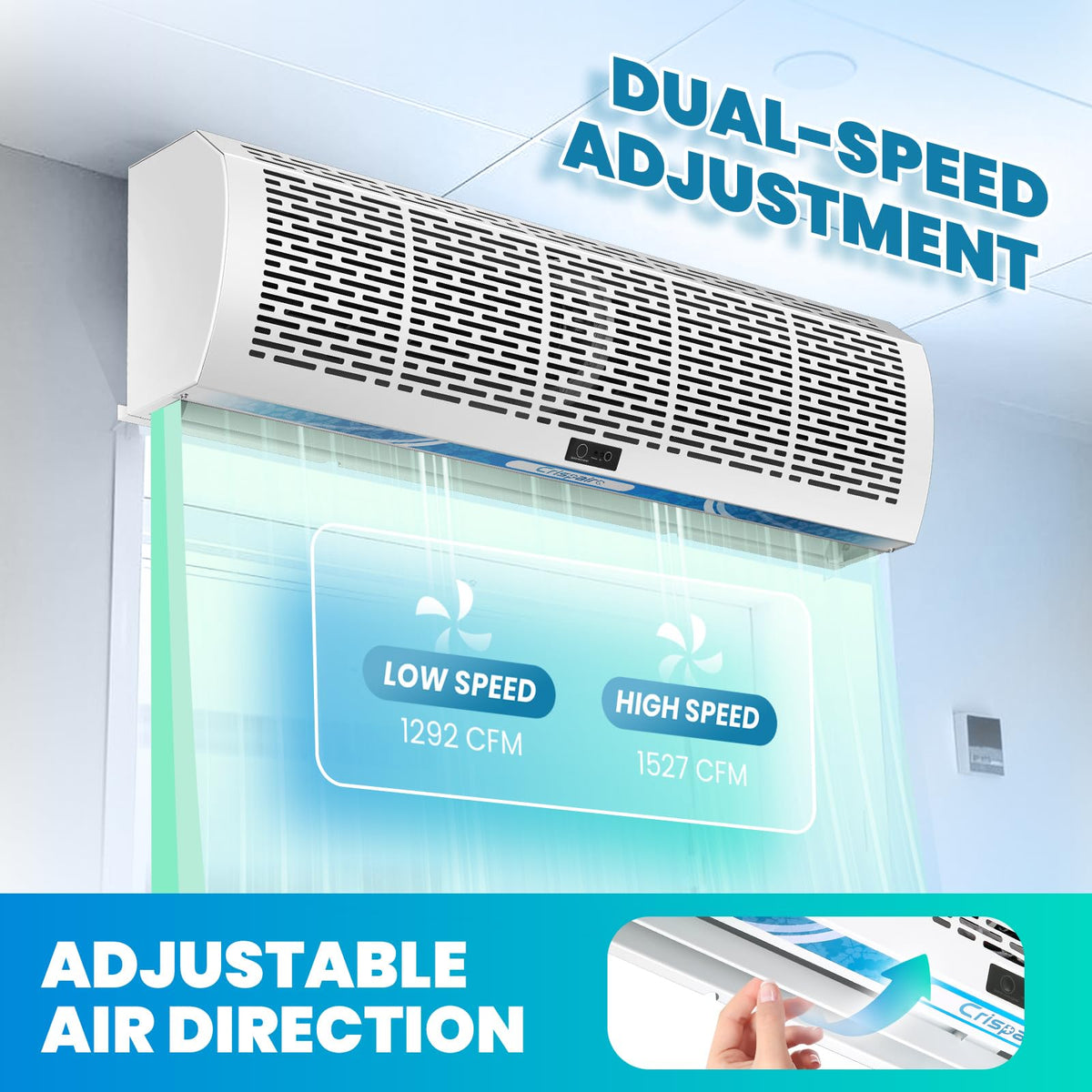 36 Inch Wall Mounted Air Curtain Fan M87388