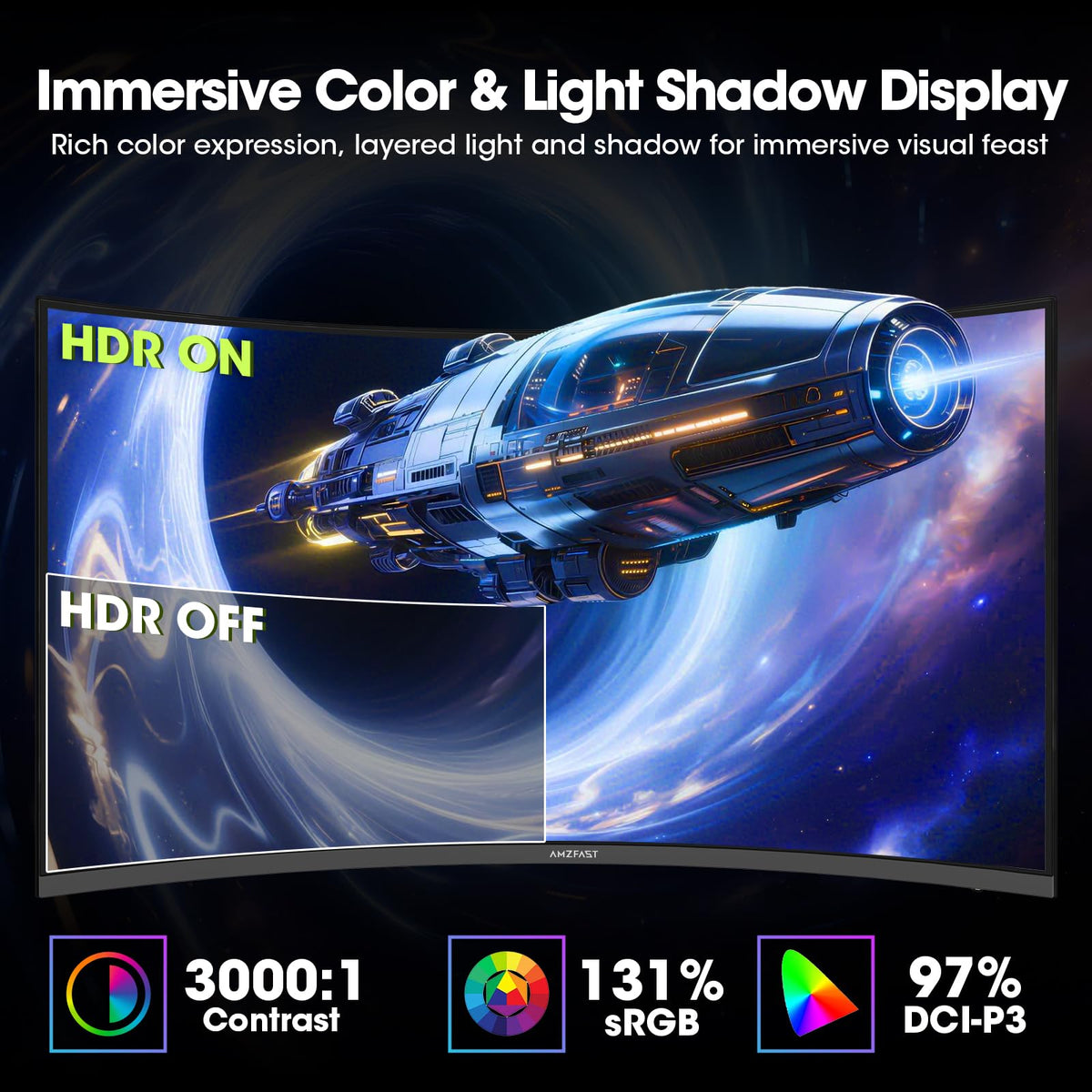 32" 4K 120Hz Curved Gaming Monitor Y817