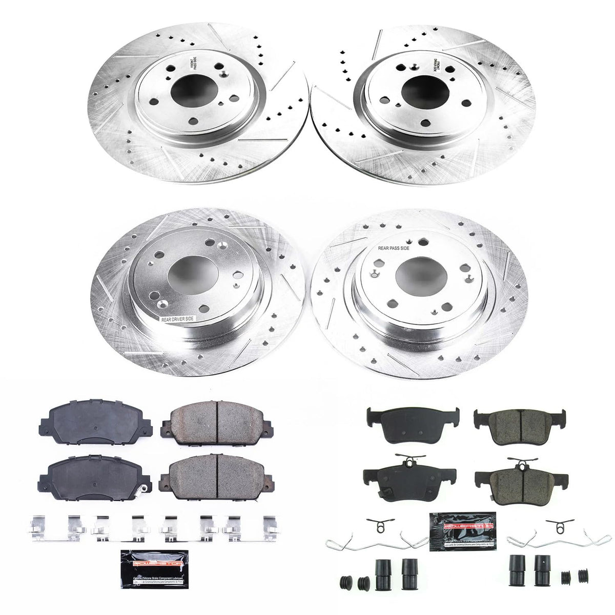 Brake Pad & Rotor Kit Front & Rear K6187