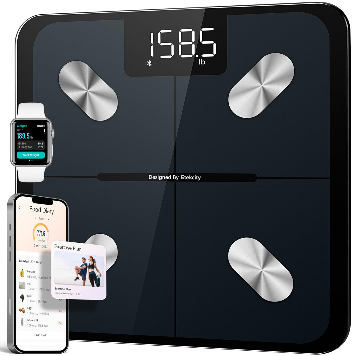 Smart Body Weight Body Fat BMI Scale W993