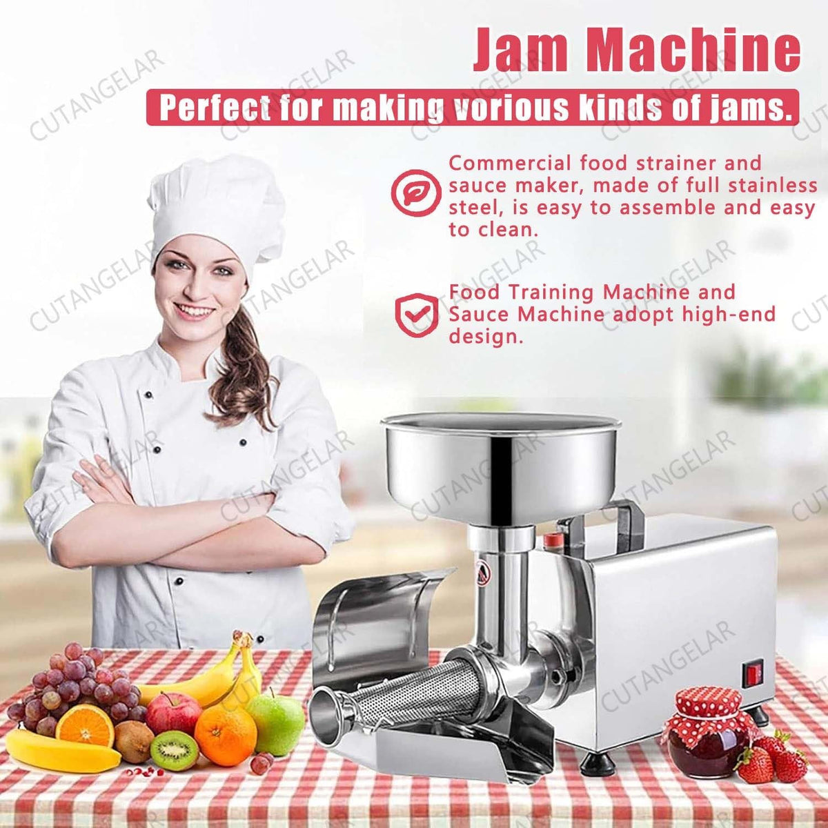 450W Stainless Steel Electric Sauce Maker W5907