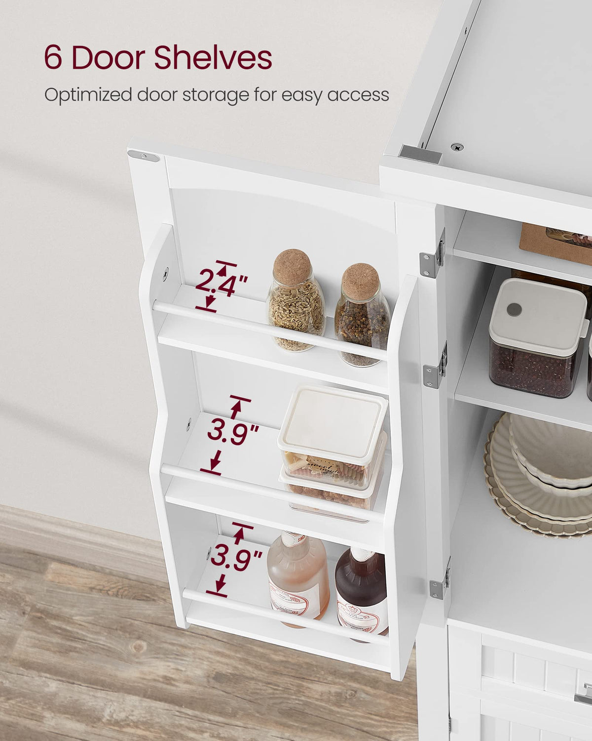 Freestanding Tall Cabinet with Drawer T907183
