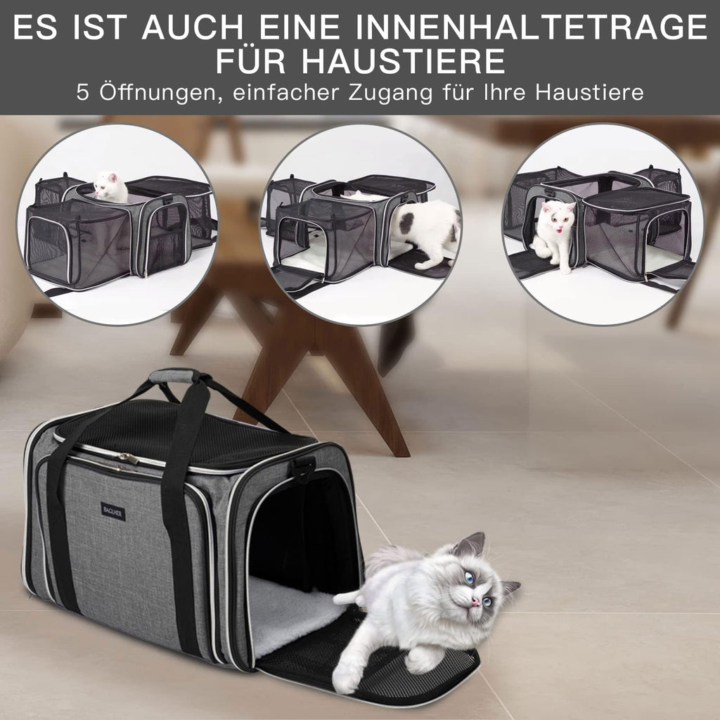 Airline Approved Soft Side Pet Carrier with Fleece Pad O987