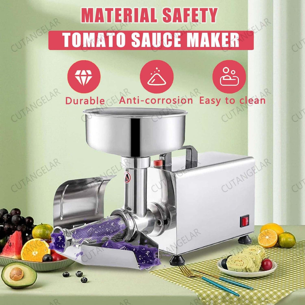 450W Stainless Steel Electric Sauce Maker W5907