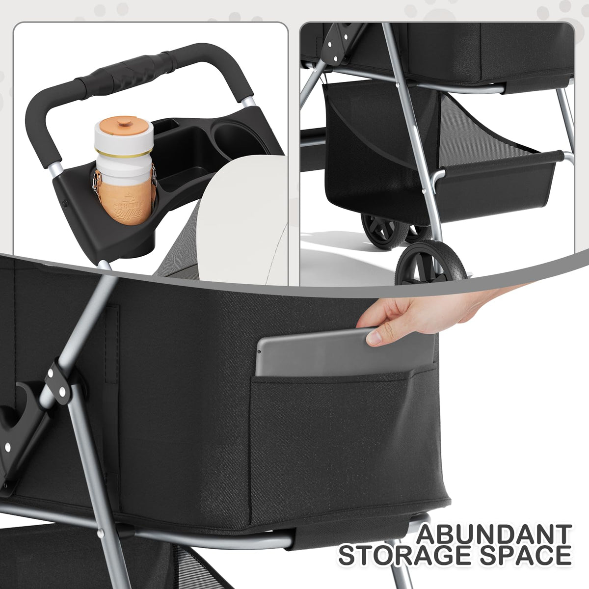 Foldable Pet Stroller J2704