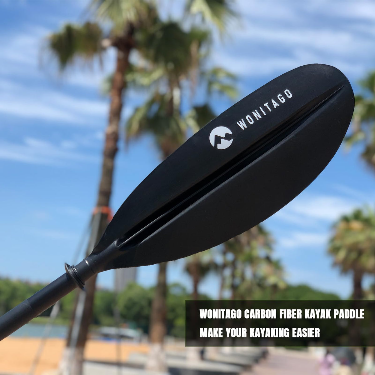 Adjustable Lightweight Carbon Fiber Kayak Paddle N205