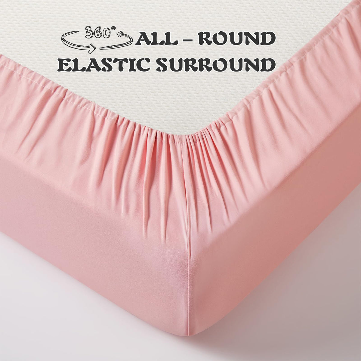 Light Pink Toddler Sheet Set T976684