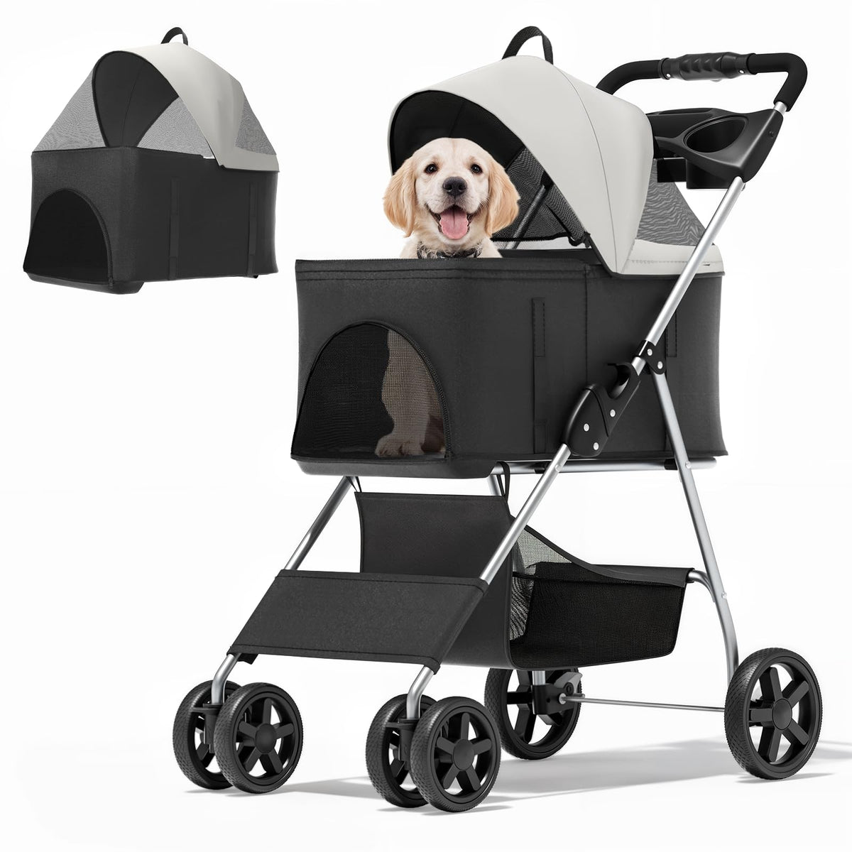 Foldable Pet Stroller J2704