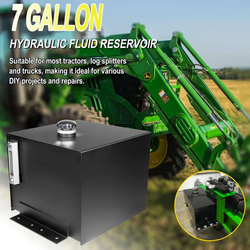 7 Gallon Hydraulic Fluid Reservoir Oil Tank F295