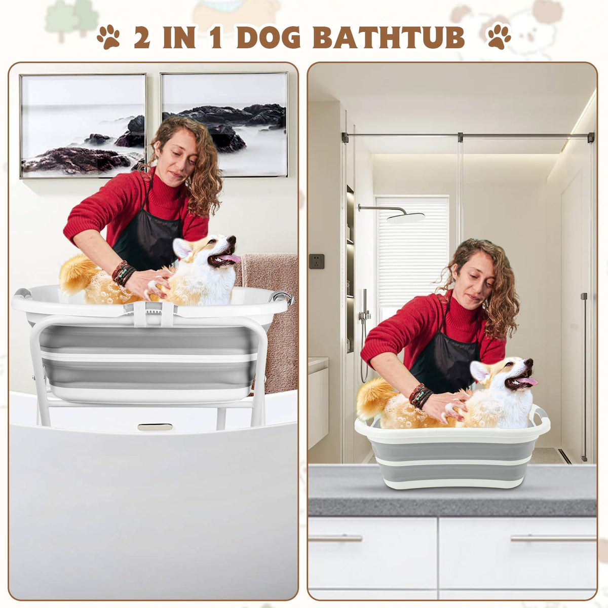 Elevated Dog Bathtub G4416