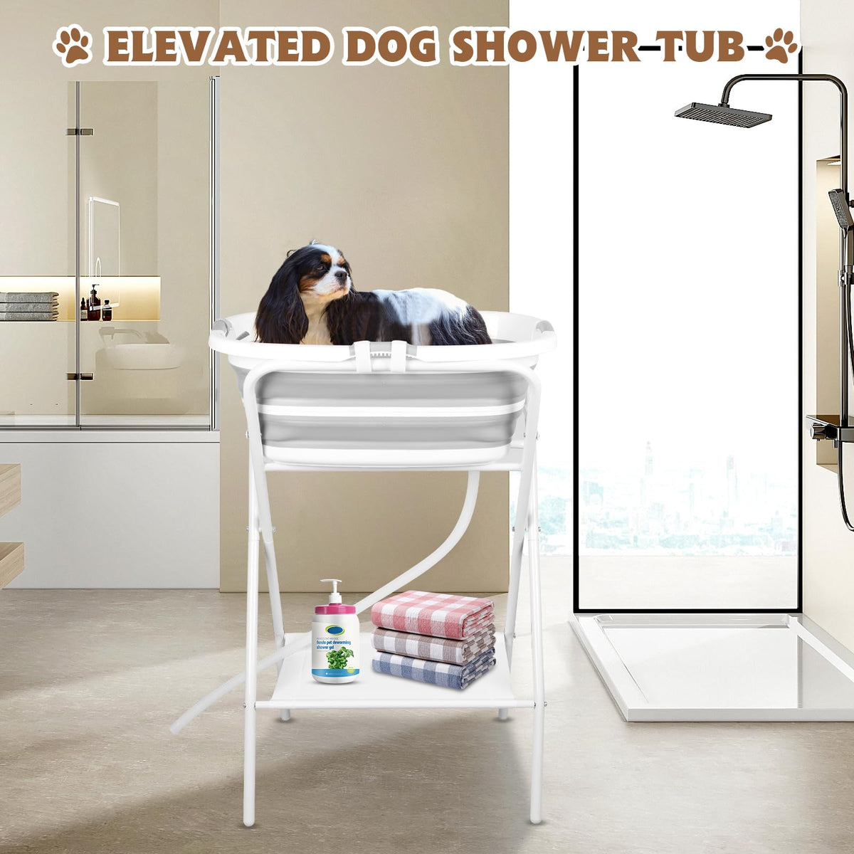 Elevated Dog Bathtub G4416