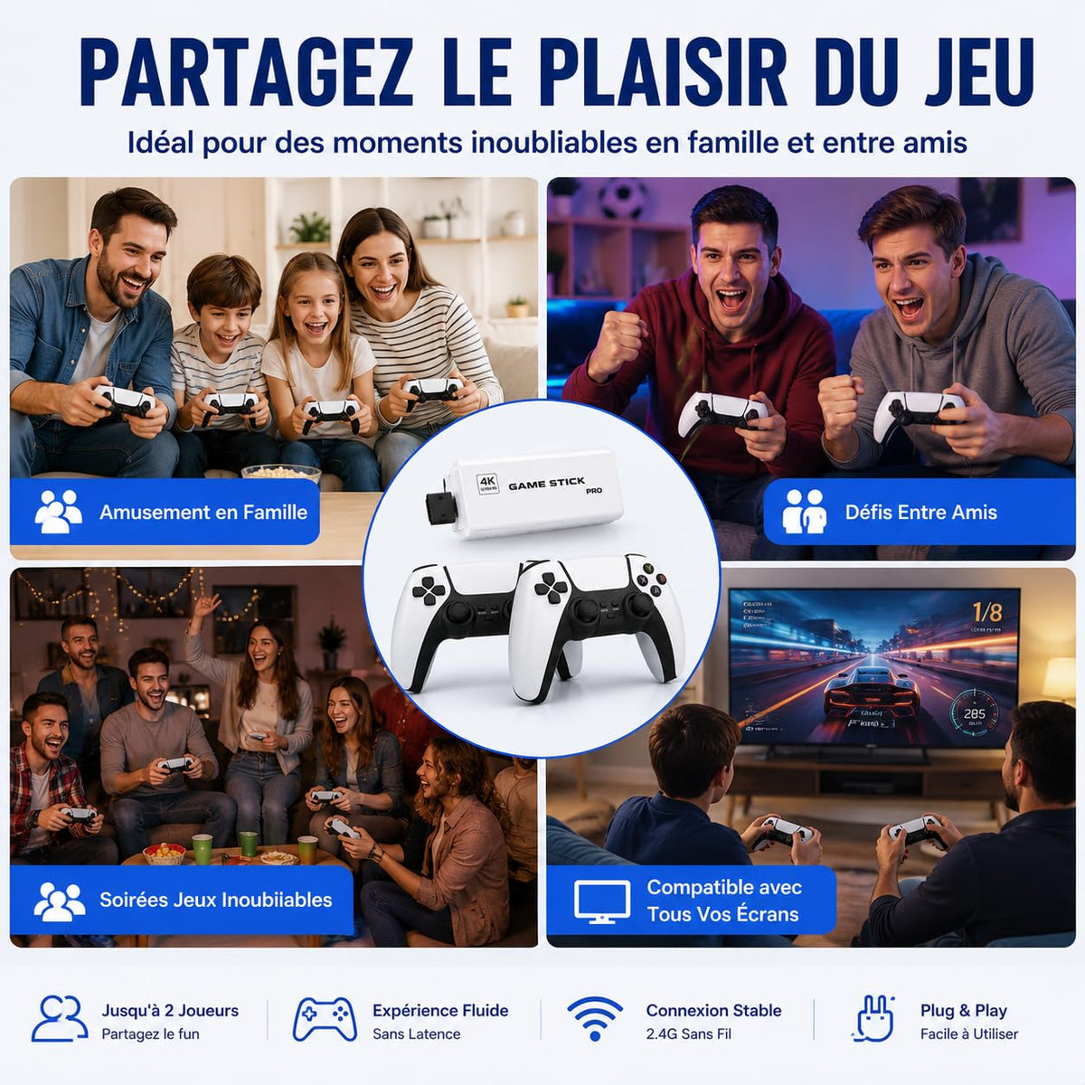 Black Retro Gaming Console with 64GB Memory N2308