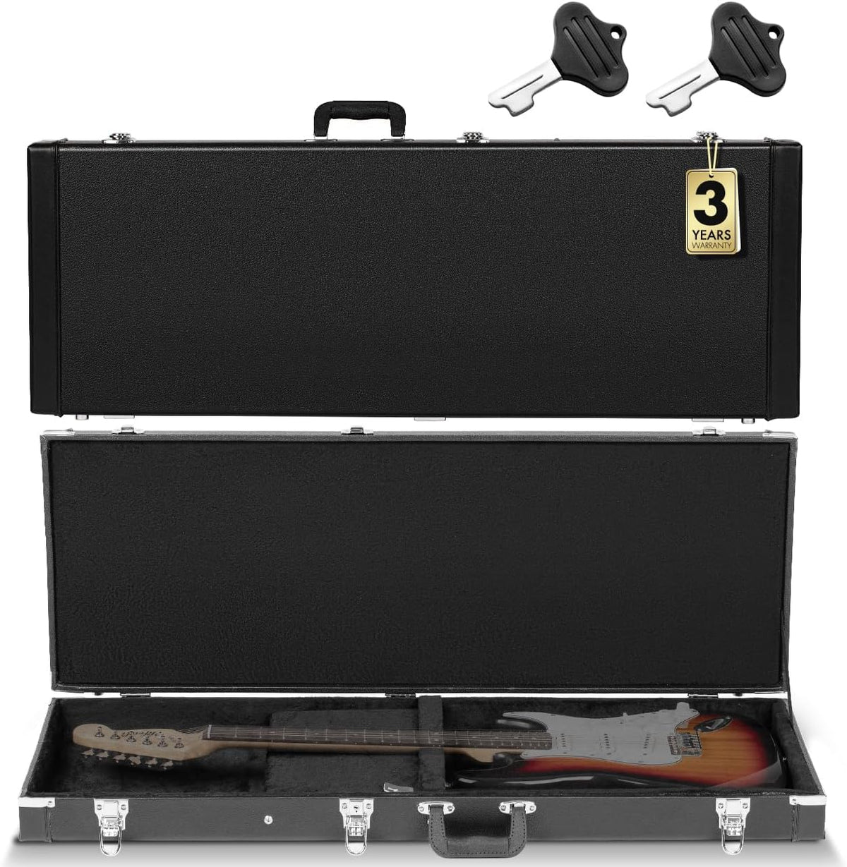 Electric Guitar Case Hard Shell Lockable A32493