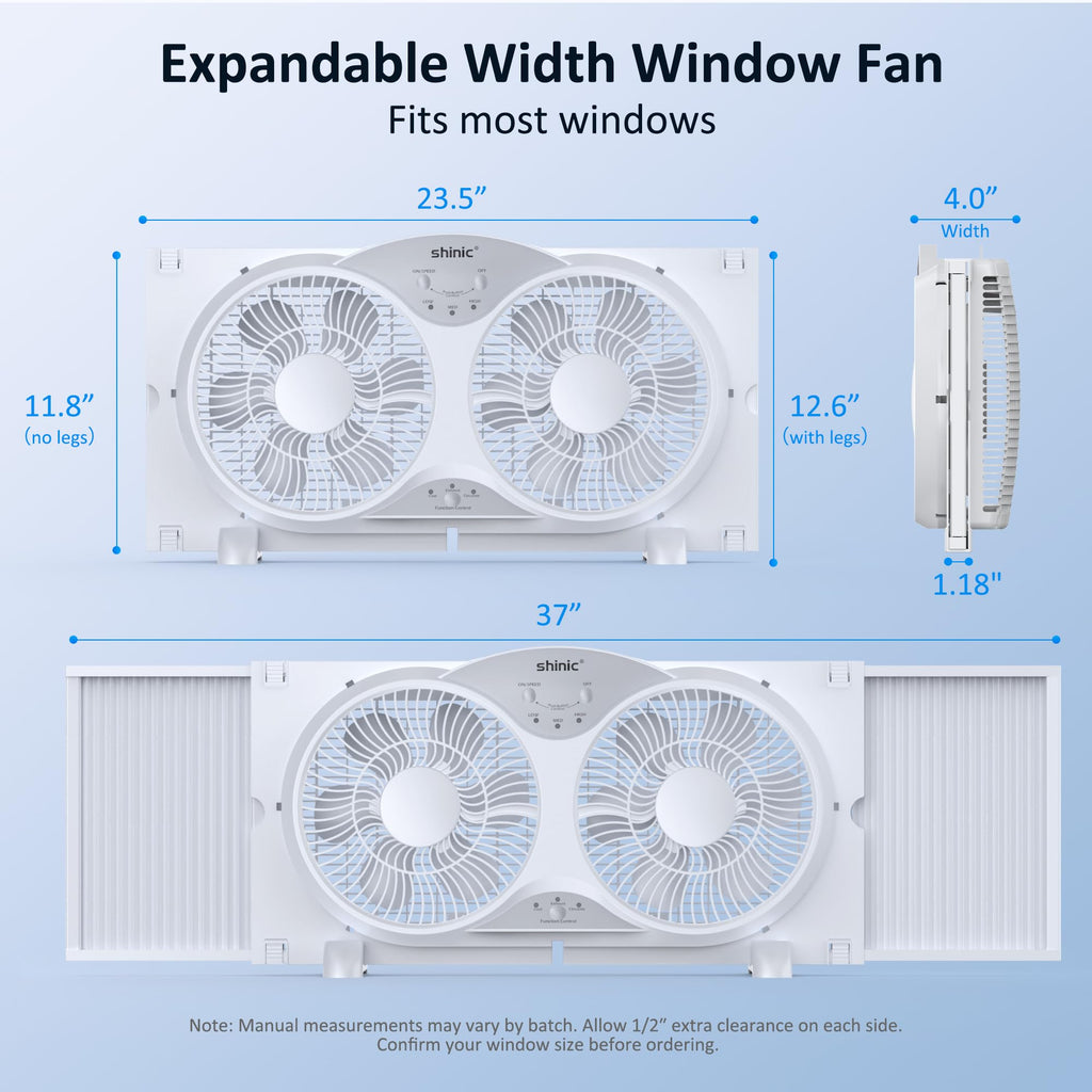 9" Reversible 3-Speed Window Fan O2951