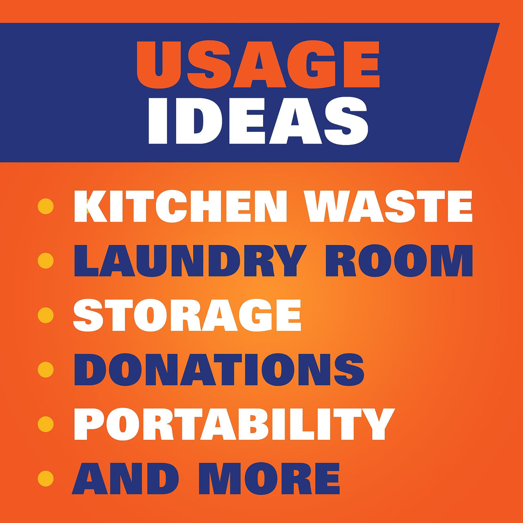 13 Gal Black Kitchen Trash Bags 80ct E706748