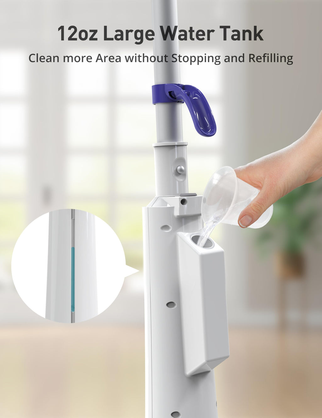 1300W Steam Mop Cleaner with 2 Washable Pads Q21752