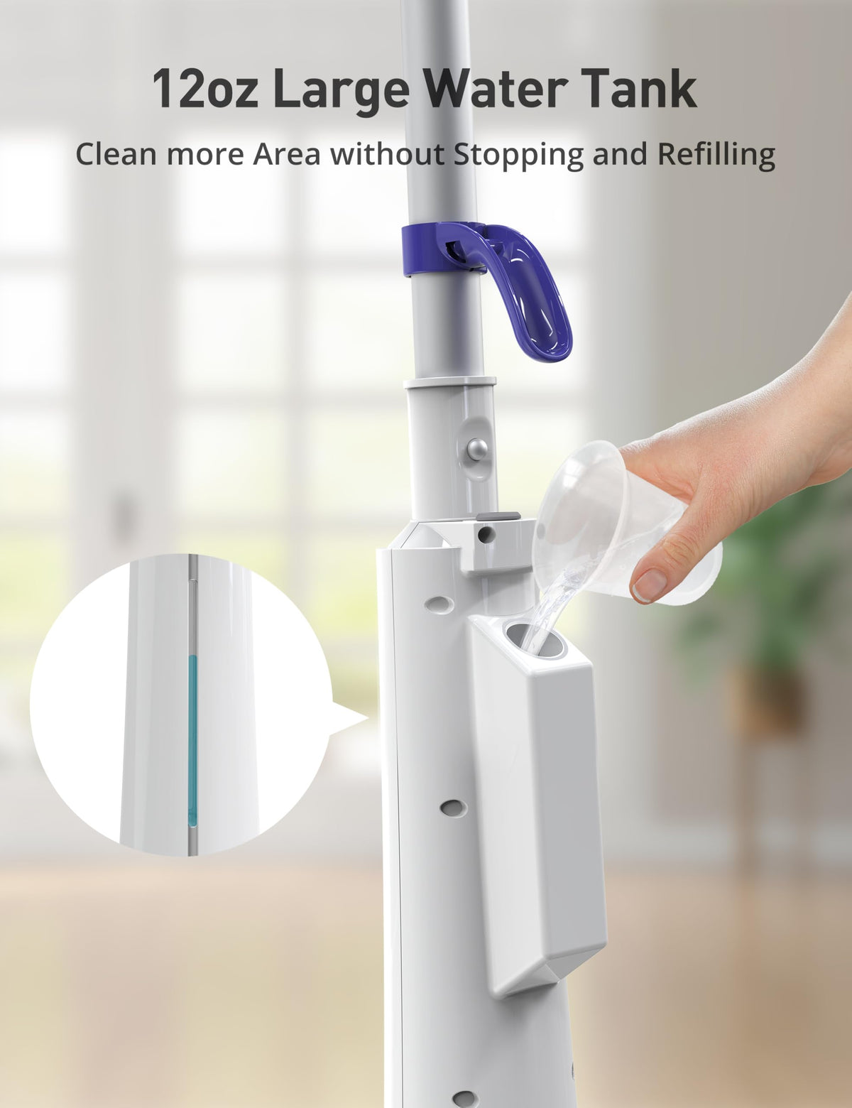 1300W Steam Mop Cleaner with 2 Washable Pads Q21752