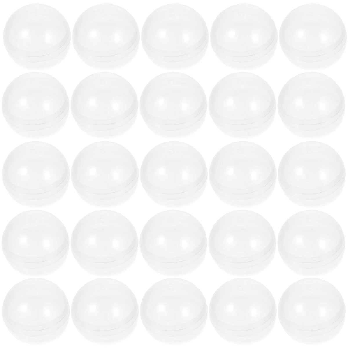 100pcs Clear Plastic Fillable Balls B8469