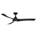 Matte Black LED Ceiling Fan with Remote Control T7171