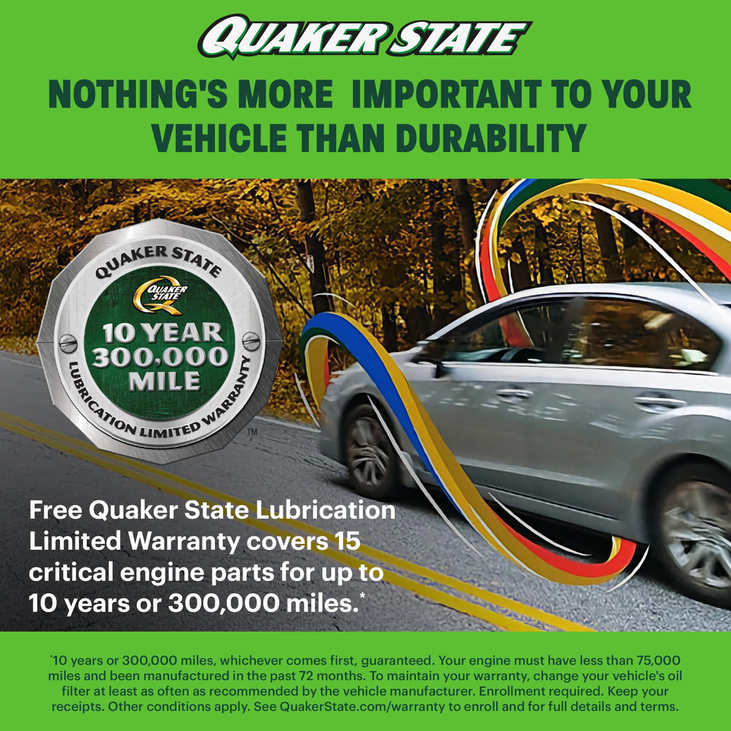 10W-30 Full Synthetic Motor Oil, 5 Quart P686735