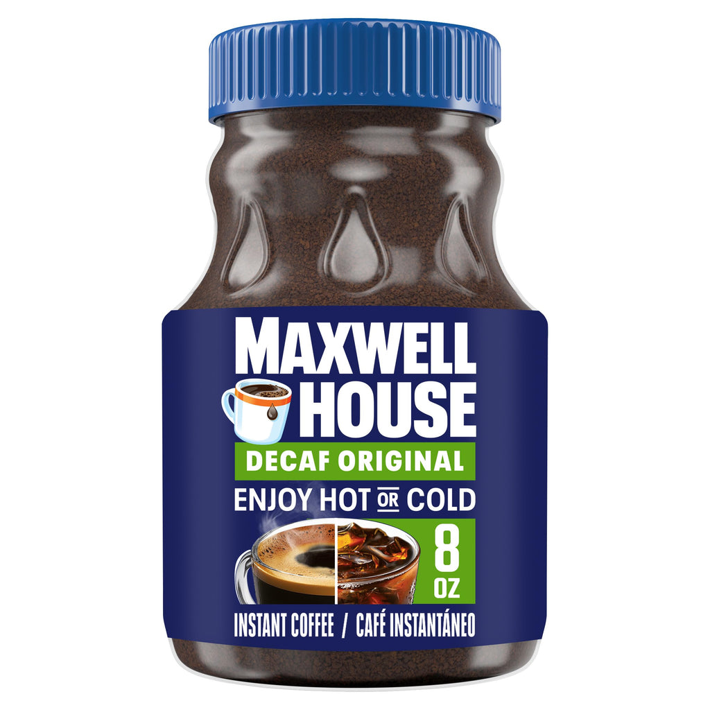 Instant Coffee, Original Roast Decaffeinated, 8 oz Jar D1972