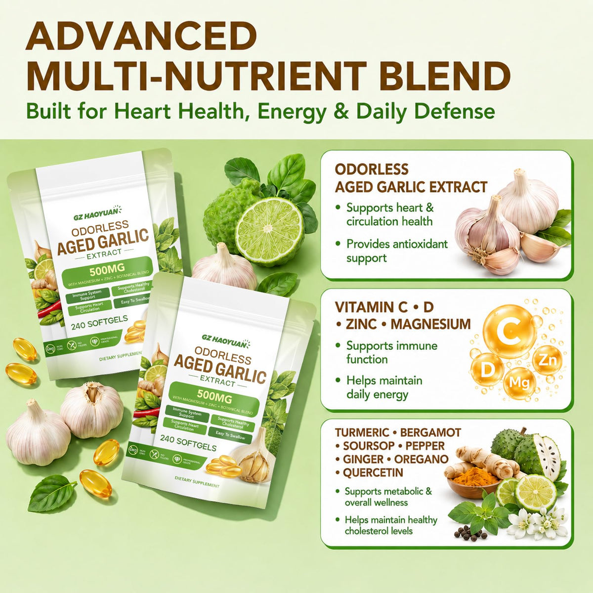 Odorless Garlic Capsules S6364