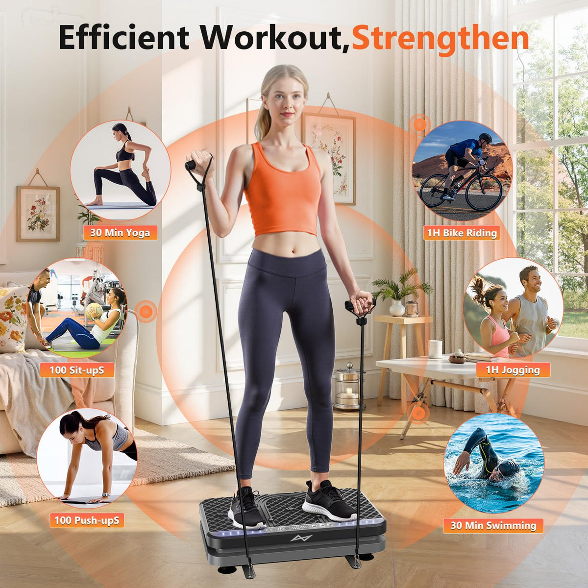 Vibration Plate Exercise Machine X943