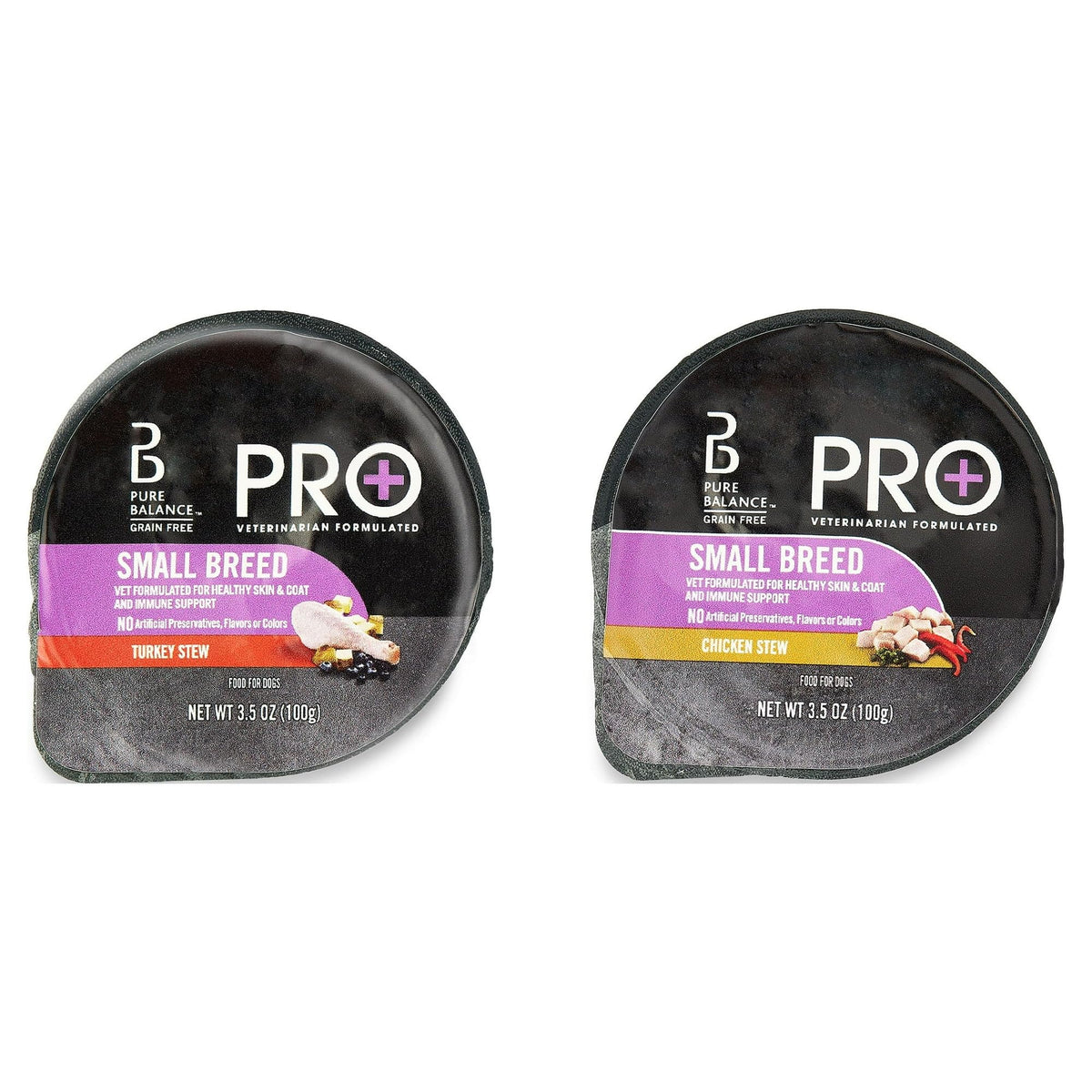 Turkey Stew & Chicken Stew Grain-Free Wet Dog Food 3.5 oz Cups G908