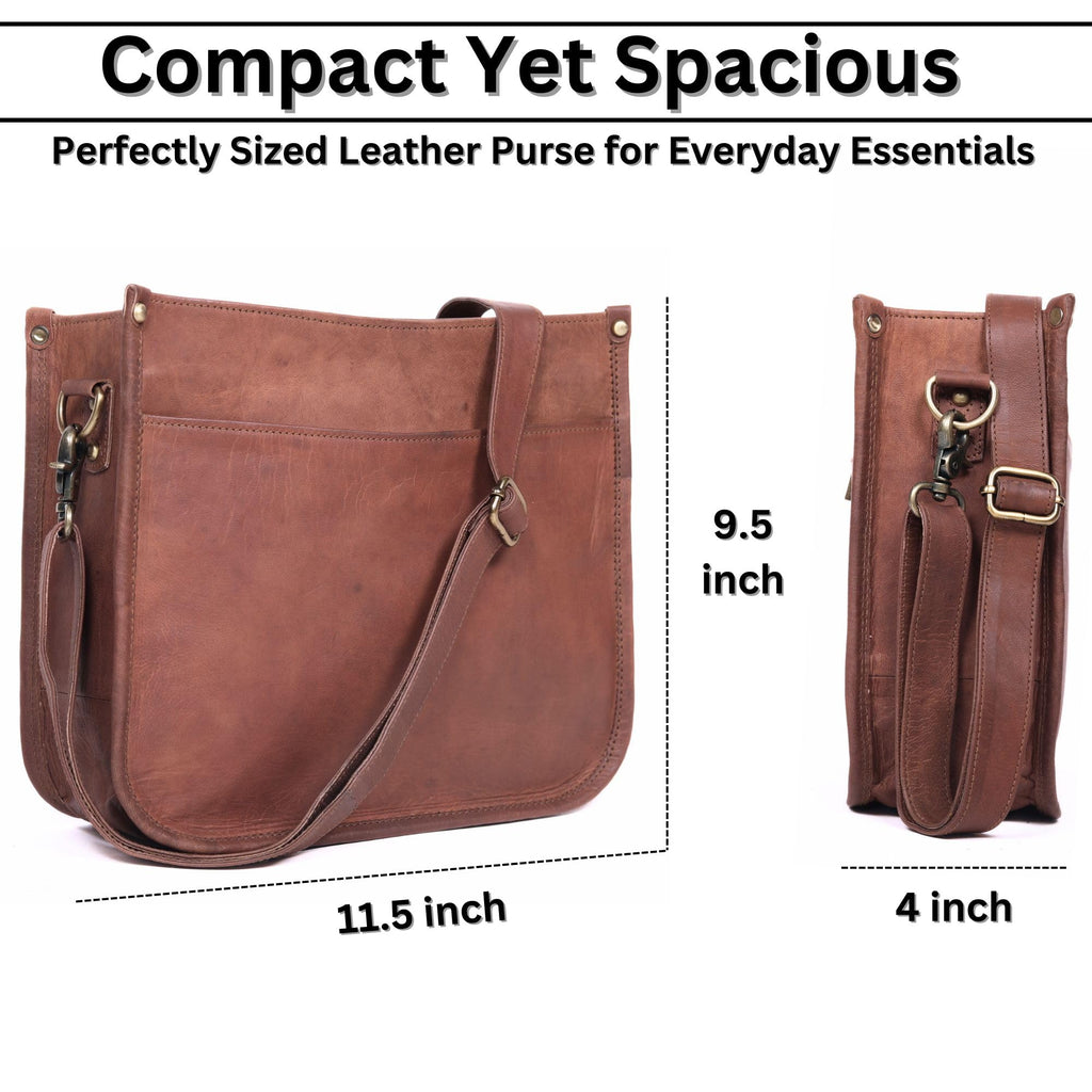 Genuine Leather Crossbody Purse M48333