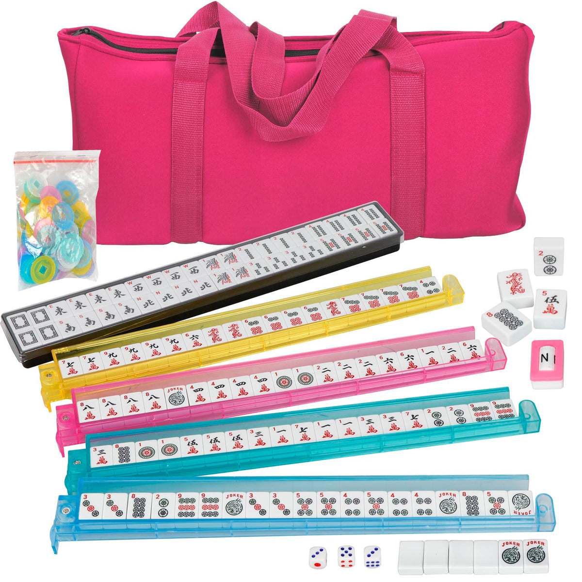 American Mahjong Set with Soft Carrying Bag E518