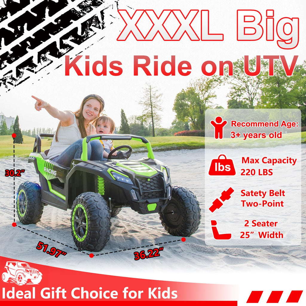 XXXL 2 Seater 24V Kids Side by Side UTV X7531