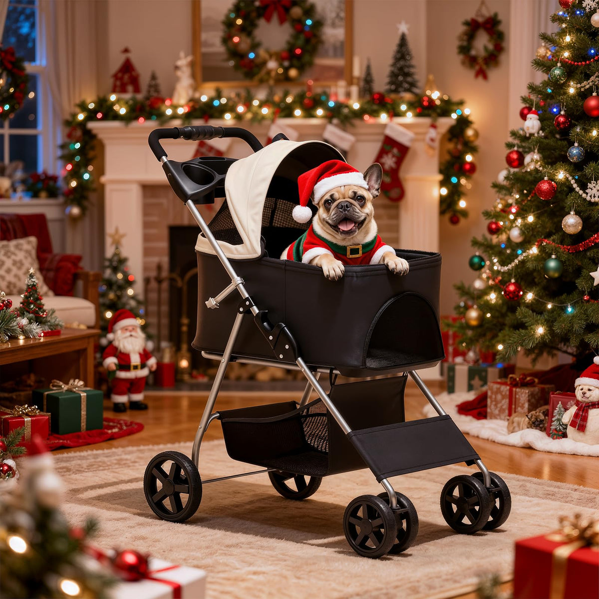 Foldable Pet Stroller J2704