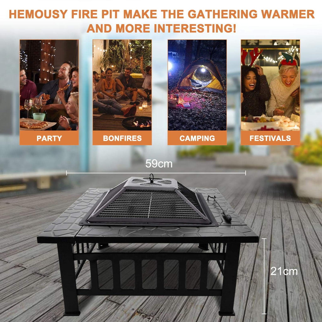 32 inch Wood Burning Outdoor Fire Pit V289