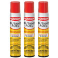 Butane Fuel Lighter Refill 3 Pack B864