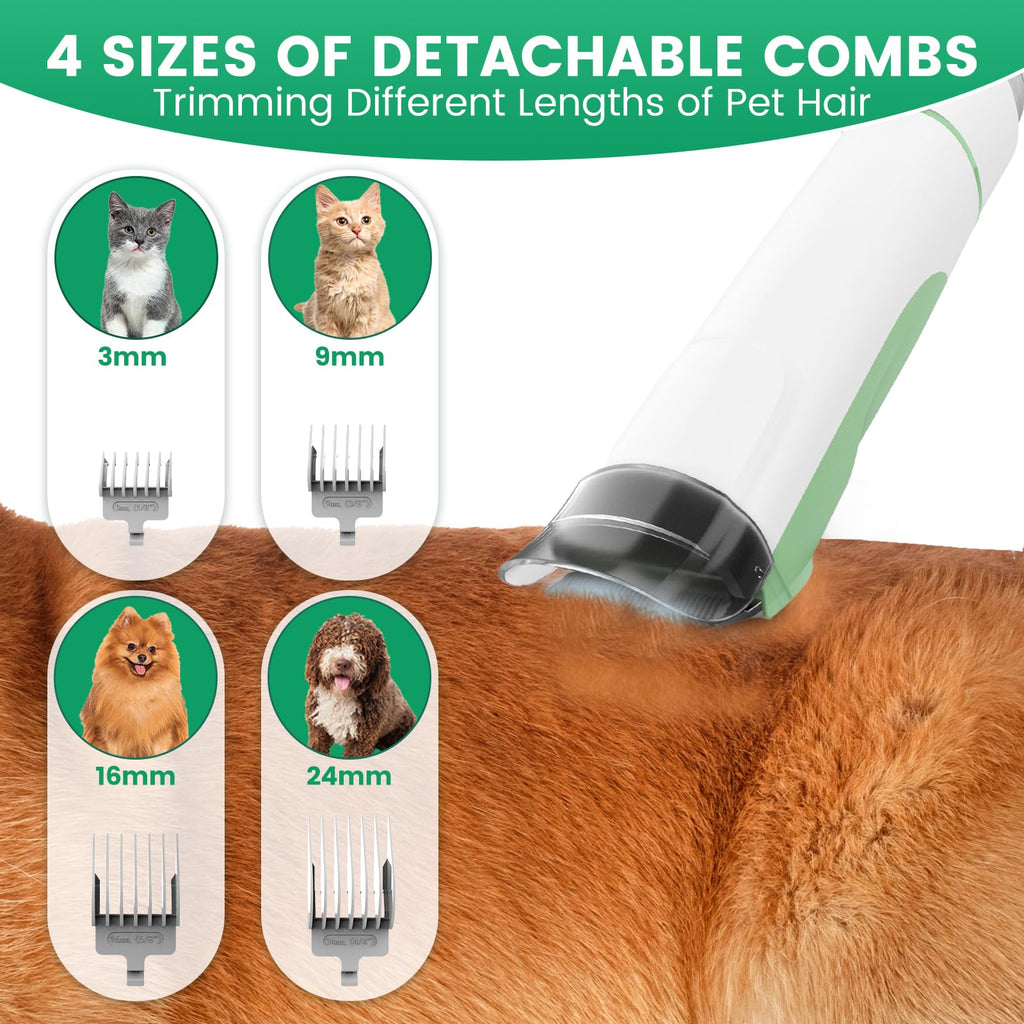 Dog Grooming Vacuum, 7 Grooming Tools 2.5L Dust Cup 11000Pa L2721