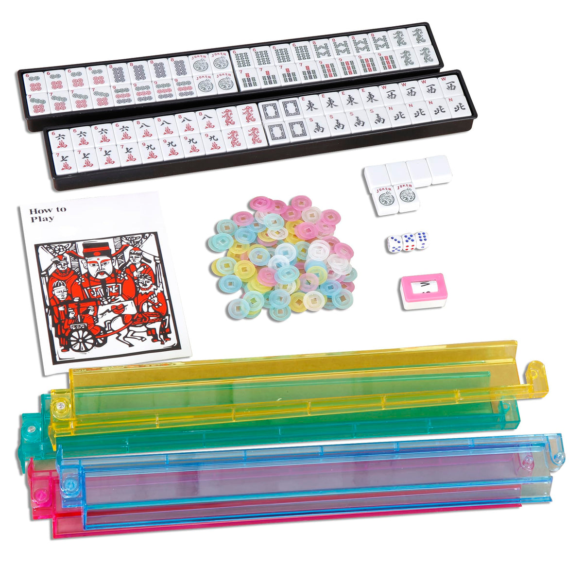 American Mahjong Set with Soft Carrying Bag E518