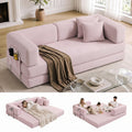 Folding Convertible Corduroy Sofa Bed King Size V4703