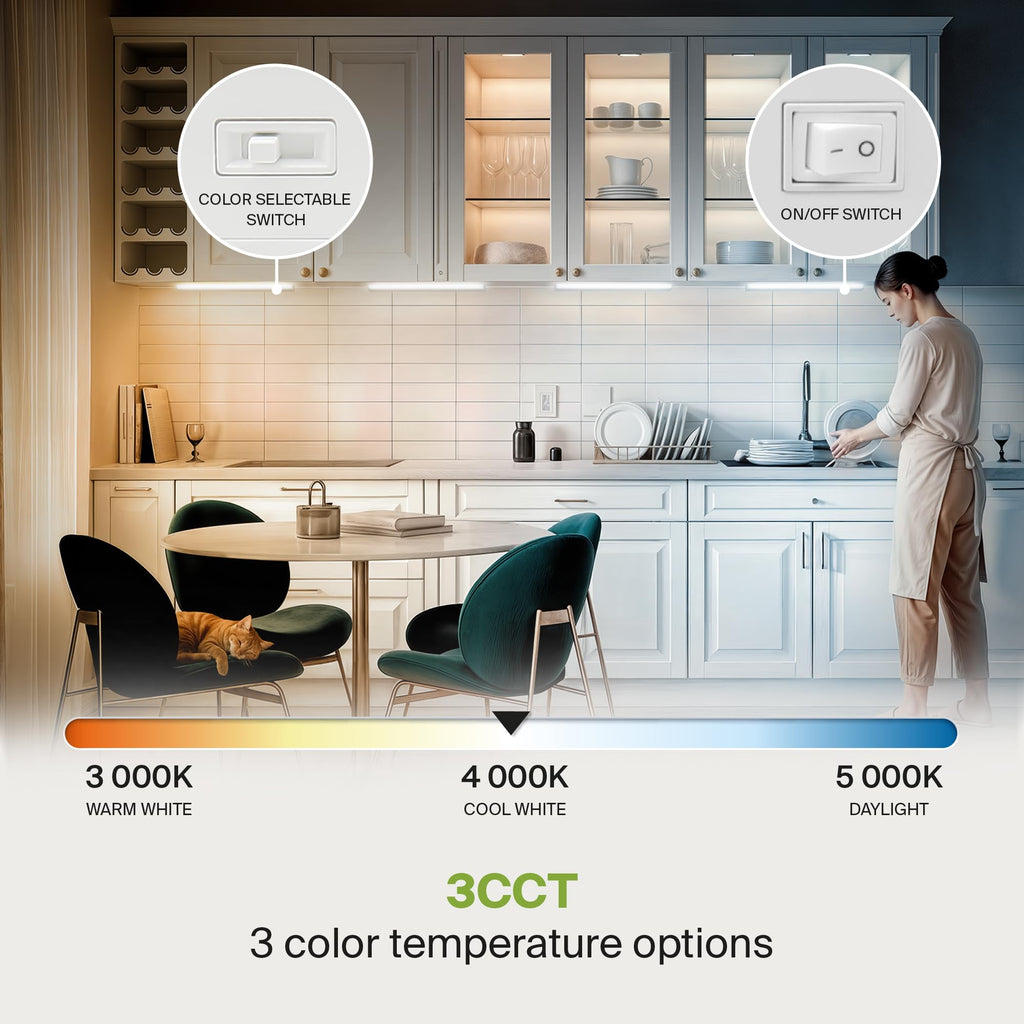 24 inch 12W Dimmable LED Under Cabinet Lighting D858021