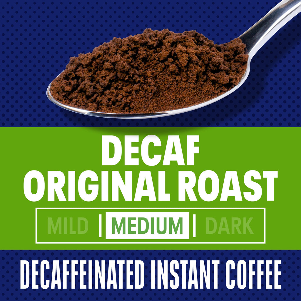Instant Coffee, Original Roast Decaffeinated, 8 oz Jar D1972