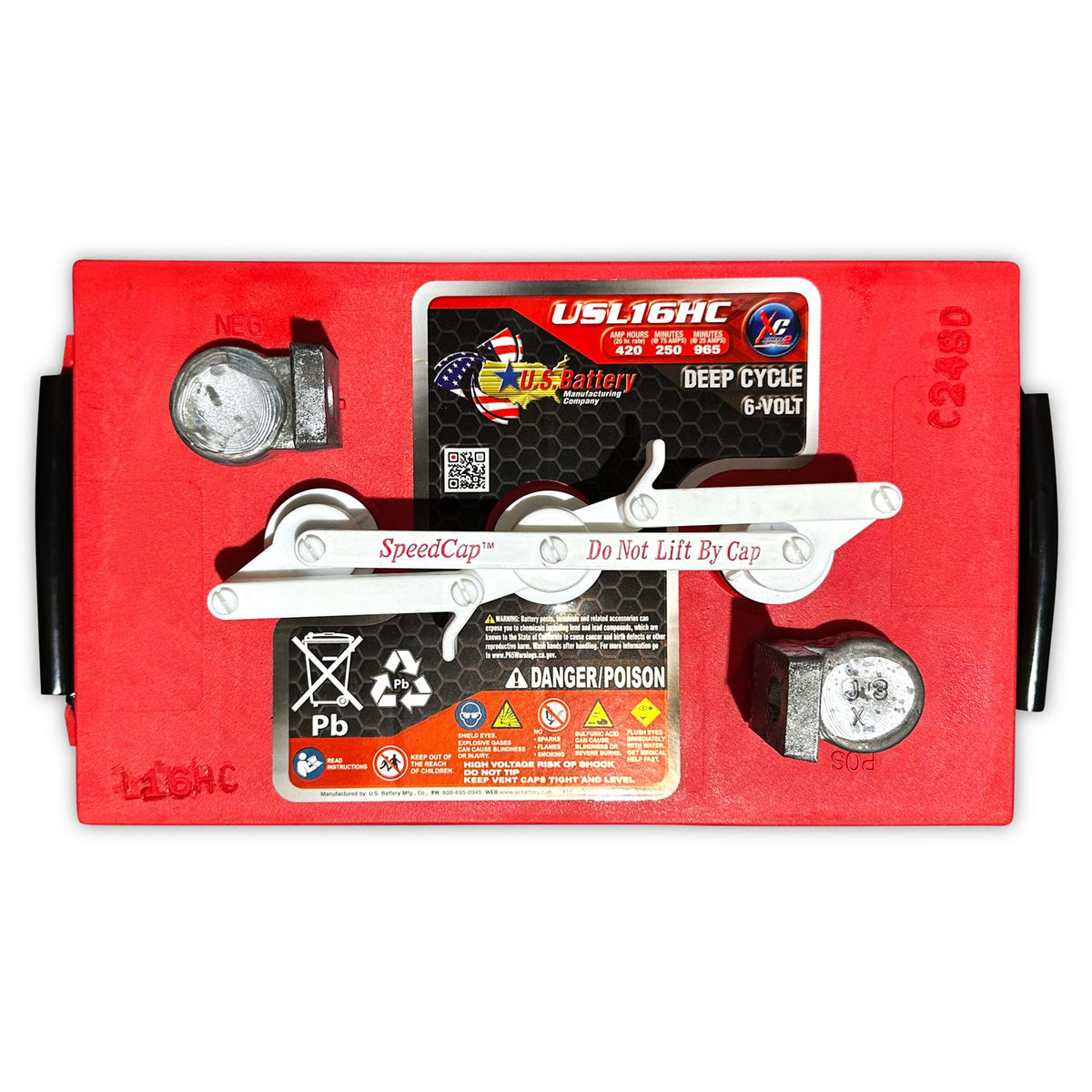 6V SLA Deep Cycle Batteries 4-Pack J1392