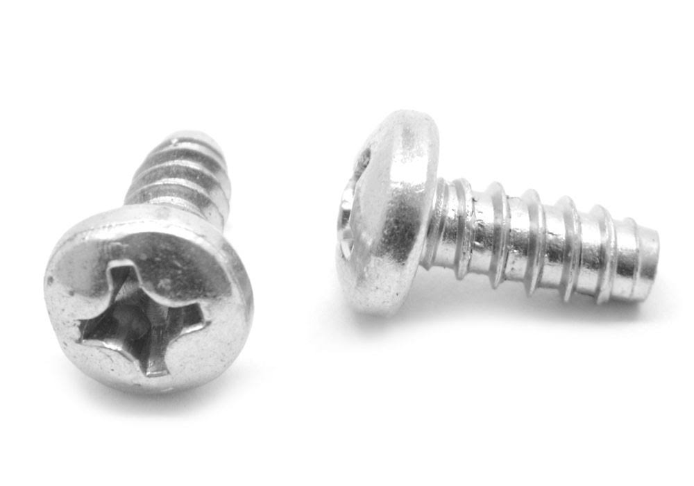 10-16 x 1 1/2 Sheet Metal Screw Phillips Pan Head Type B Zinc Plated Q62563